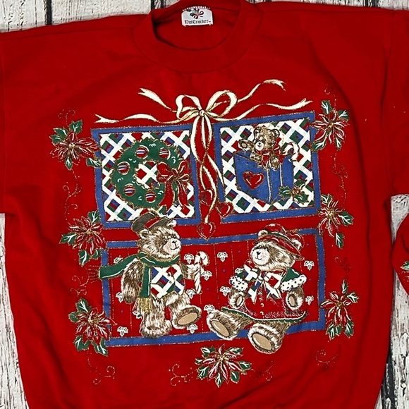 Vintage Christmas Nutcracker Ugly Sweater Party Xmas Holiday Sweatshirt - Picture 2 of 9